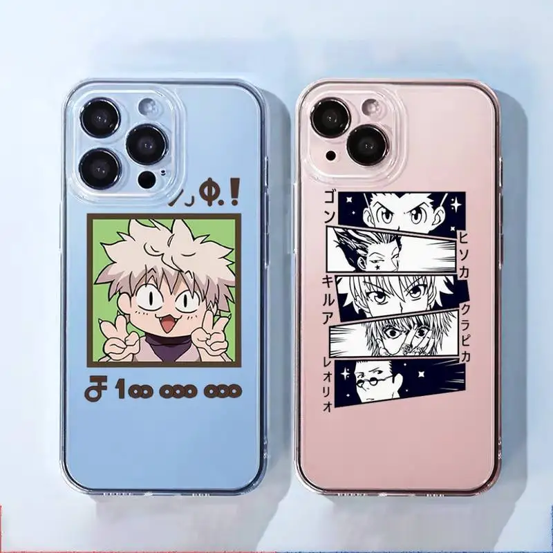 

Hunter X Hunter Killua Zoldyck Phone Case For iphone 13 12 11 8 7 plus mini x xs xr pro max Transparent soft