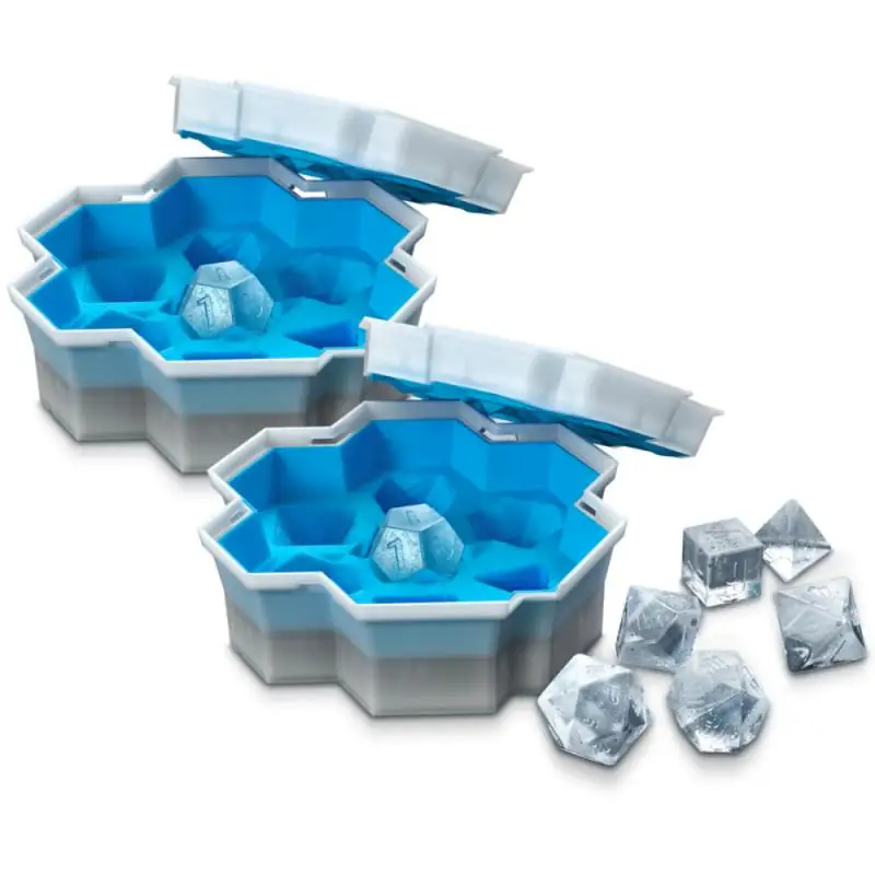 2021 новые продукты в виде многоугольника цифровой форма для льда кости пресс форм