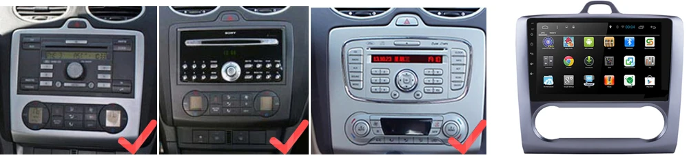 2din автомобильный dvd-плеер на основе Android 2 Din радио gps Navi для Ford Focus Mondeo Kuga C-MAX S-MAX Galaxy 2005-2011 аудио стерео головное устройство