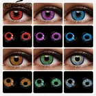 Цветные контактные линзы EYESHARE для глаз Аниме Косплей цветные линзы ed синие зеленые многоцветные контактные линзы ed линзы Красота Макияж