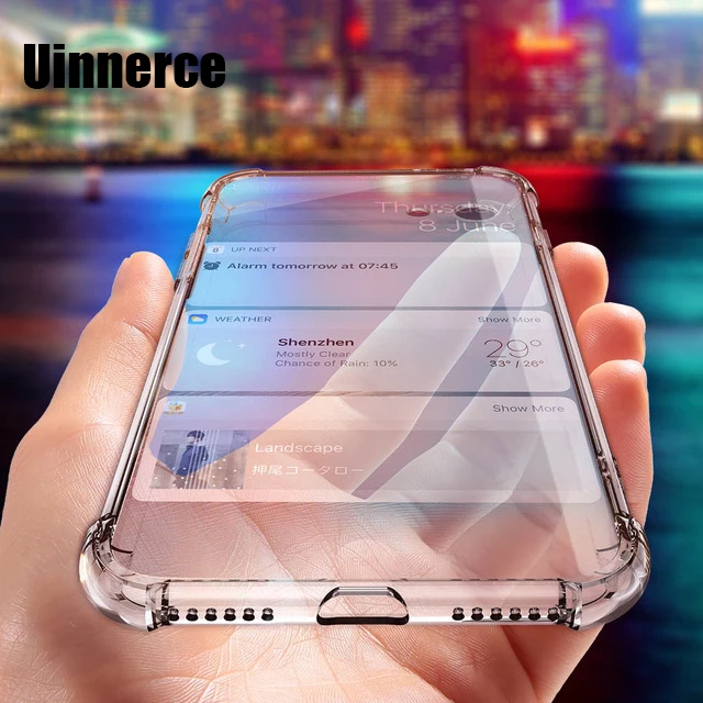 Подушка безопасности защитный противоударный прозрачный силиконовый чехол для