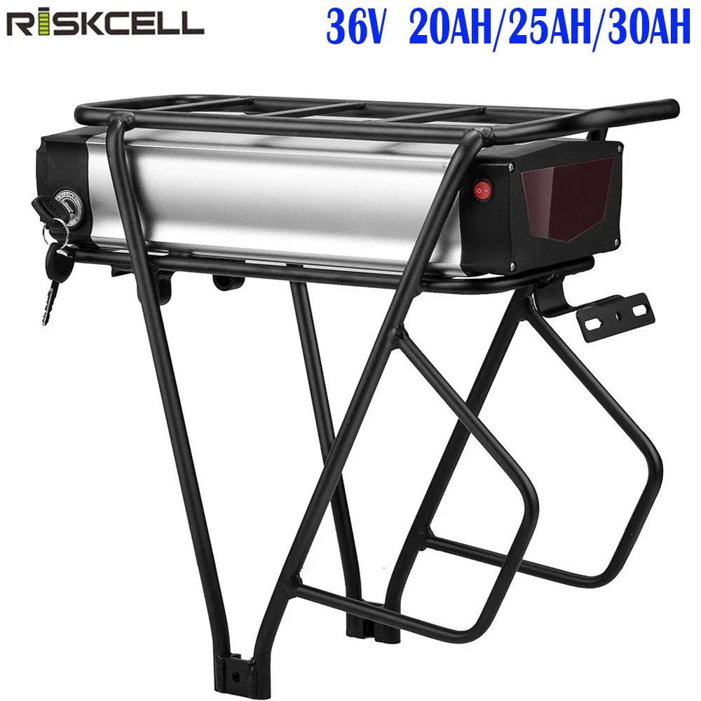36 вольт 20 Ач 30 задняя стойка стильная батарея для электрического велосипеда в 25