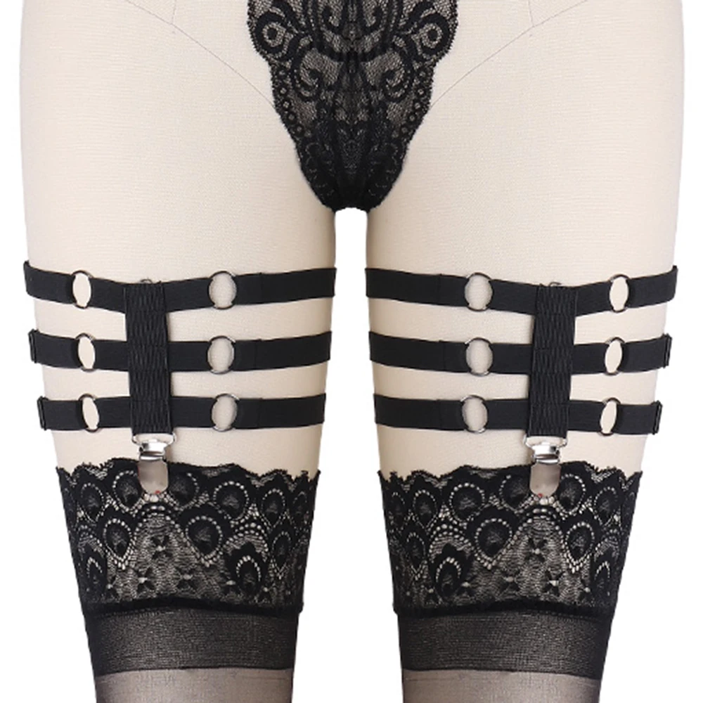 JLX. Портупея женская сексуальная подвязка ремень в стиле панк готический бондаж