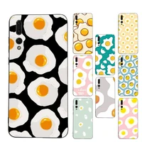 funny egg styles phone case soft silicone case for huawei p 30lite p30 20pro p40lite p30 capa