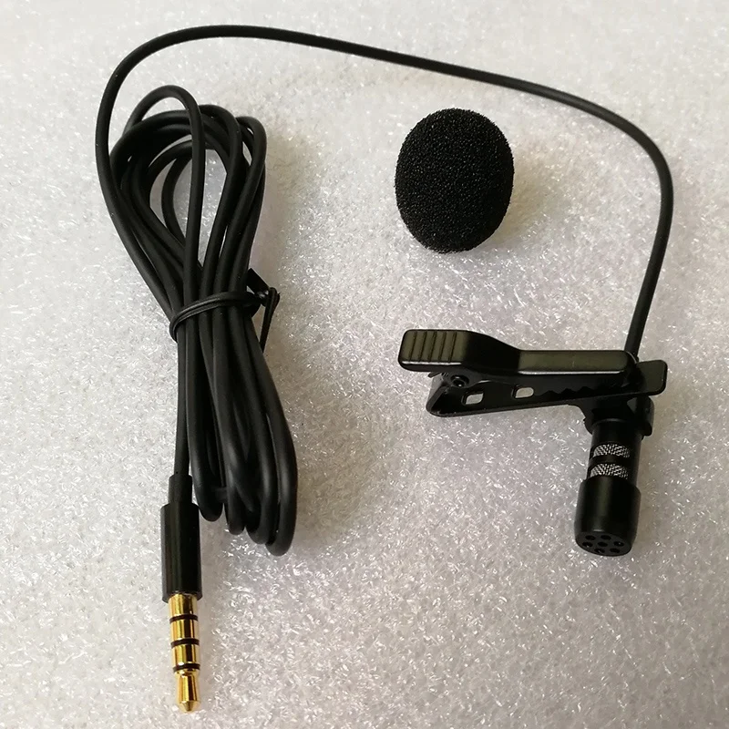 

2 Pack Portable 3.5mm Mini Lavalier Microphone,for Smartphone, Recording Mic,Interview,Video Conference