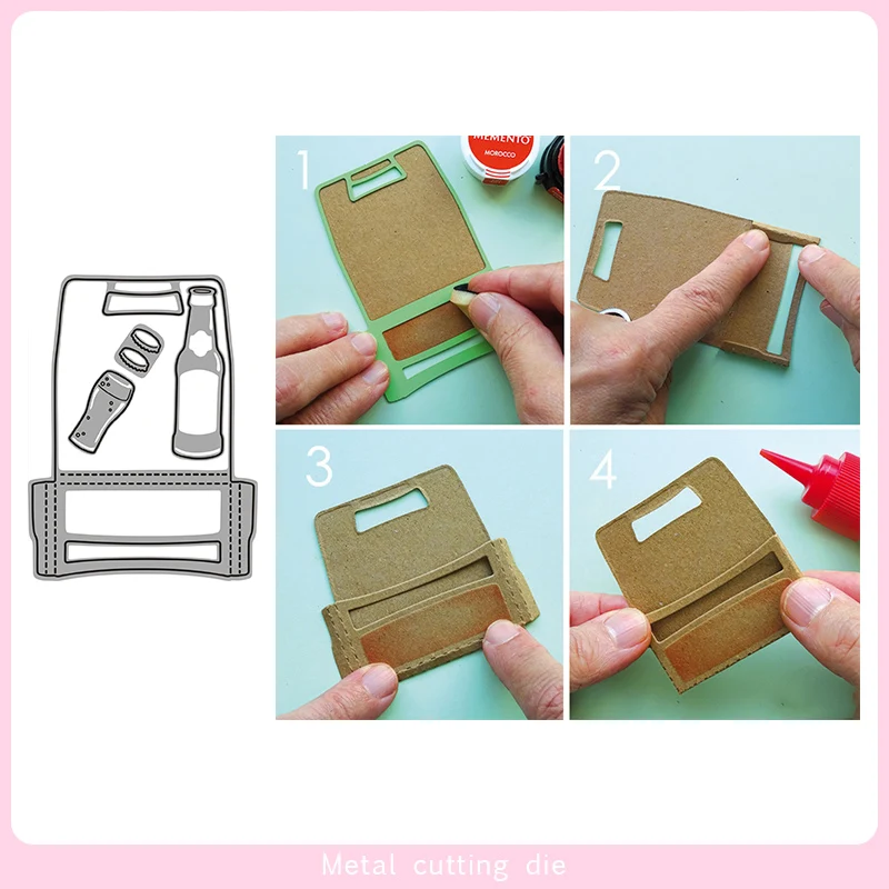 Набор для пива и корзины металлические штампы поделок Скрапбукинг фото