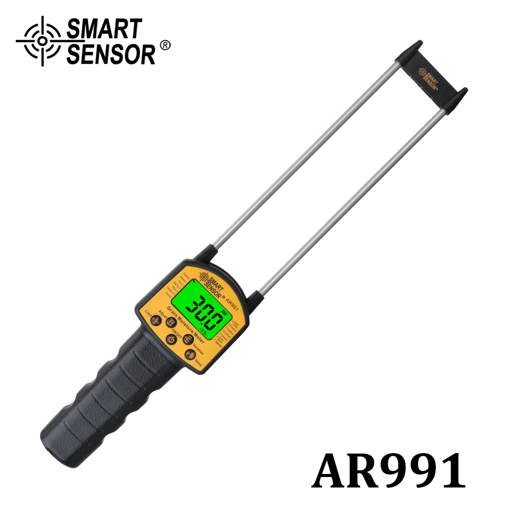 

Digital Grain Moisture Meter AR991 Smart Sensor Use For Corn Wheat Rice Bean Peanut Moisture Humidity Tester rapeseed seed
