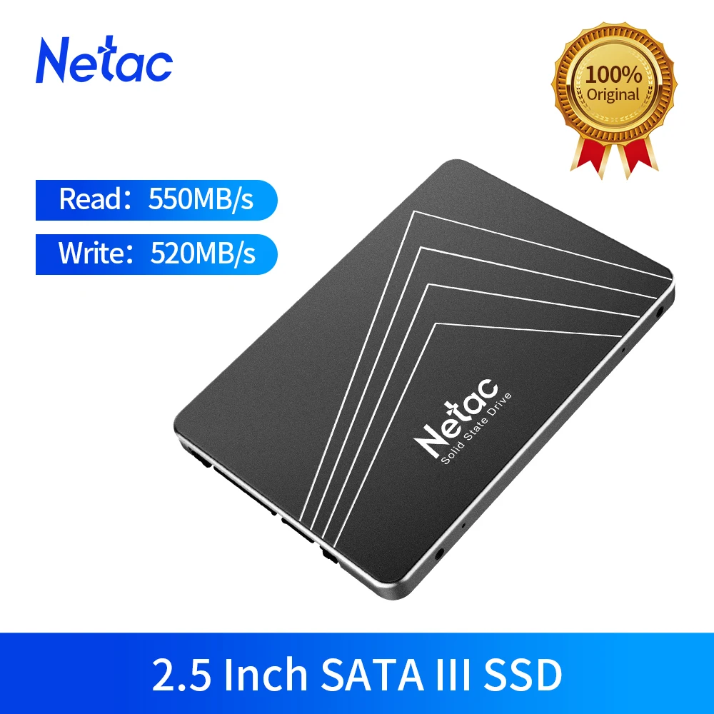 Netac SSD 128 ГБ 256 512 SATAIII 2 5 120 240 480 1 ТБ Внутренний твердотельный накопитель HDD жесткий