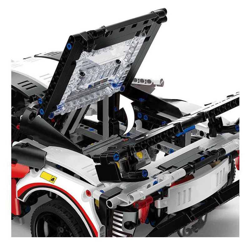 DHL Technic Formula Racing Sport Car RSR модель 90066 совместима с 20097 конструкторами для