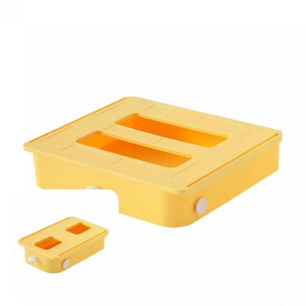 

Прочный ящик из АБС-пластика под стол, поднос, настольный органайзер для карандашей, твердый ящик для хранения под столом, сильная загрузка ...