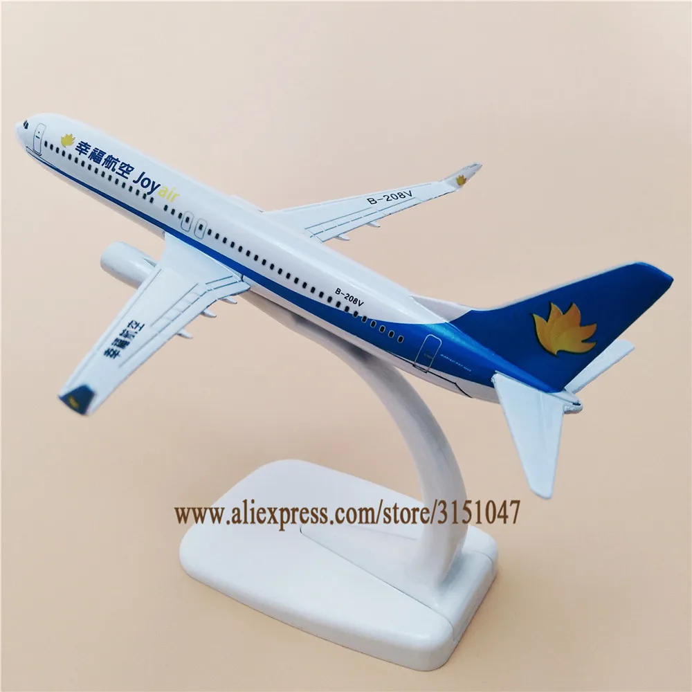 

16cm Plane Model JOY Air Boeing 737 Airlines B737 Airways Alloy Metal Diecast Model Airplane Aircraft Kids Gift