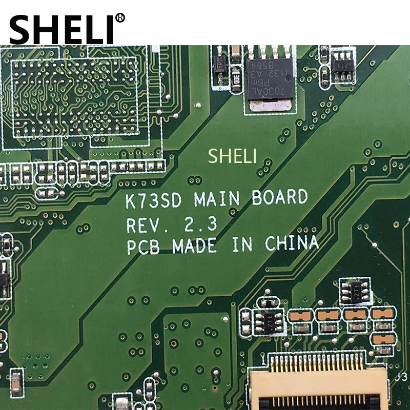 K73SD материнская плата GT530M 1 ГБ для ASUS k73sv k73sj k73sm X73S A73S Материнская ноутбука 100% ОК |