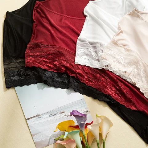 SuyaDream шелковое платье для сна черное вино