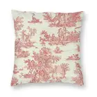 Винтажный французский фон, мотив, темно-синяя квадратная подушка, чехол, искусственная накидка, подушка для дивана, автомобиля