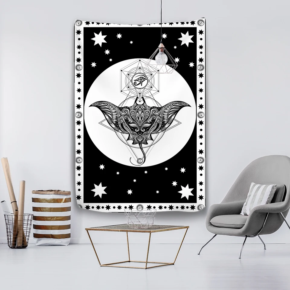 Таро карты гобелен настенный Астрология гадания покрывало пляжный