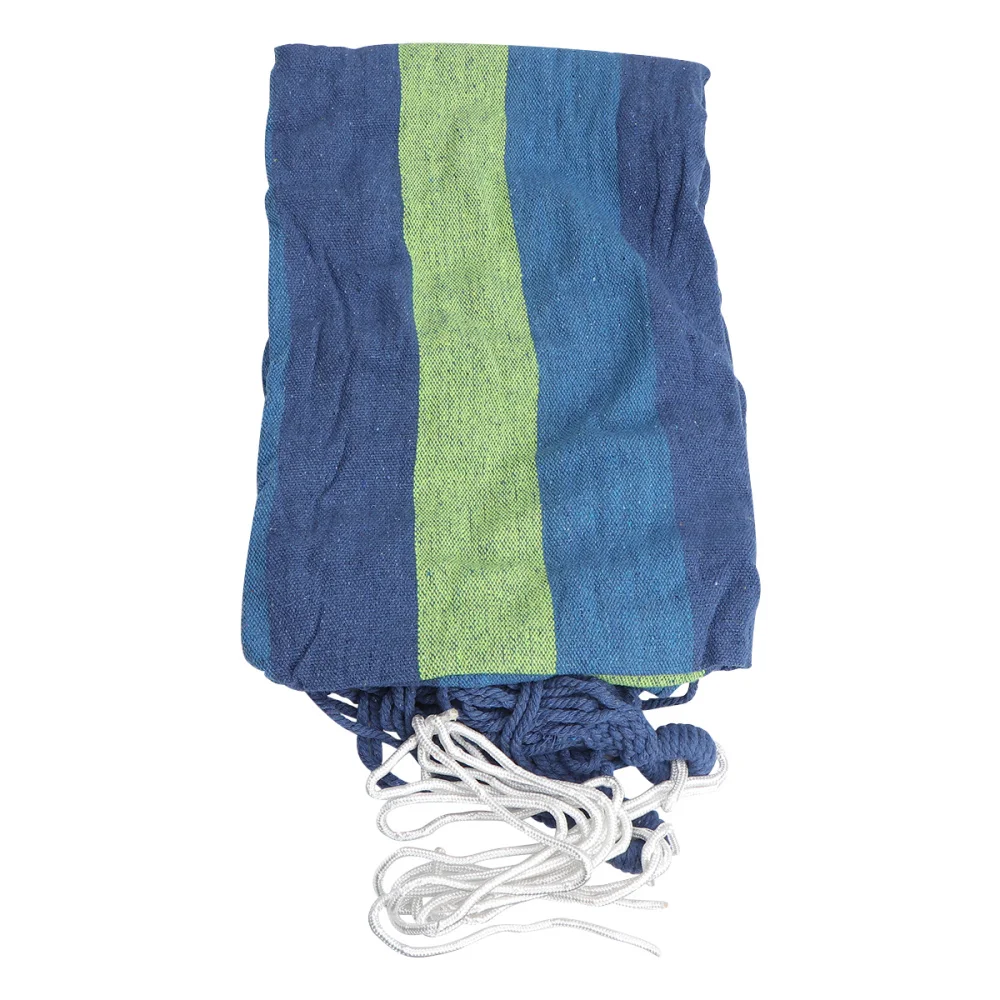 

Outdoor Leisure Portable Multi-functional Hammocks Canvas Stripe Rainbow Swing for Camping Backpacking Travel (Red)