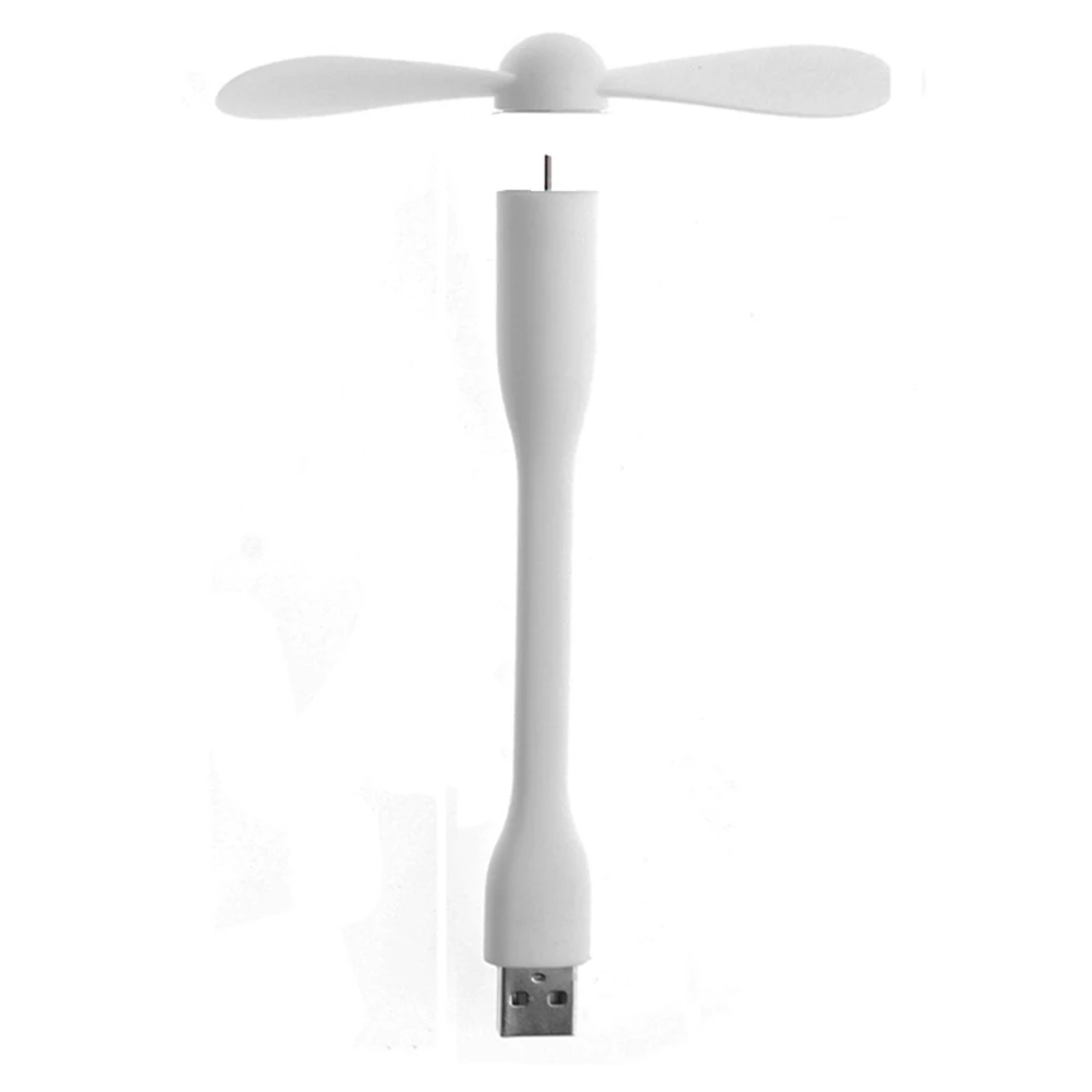 Новые электронные гаджеты гаджет Ventilador Led Usb мини вентилятор портативный гибкий USB Охлаждающий Вентилятор Кулер для ноутбука компьютера - Цвет: Белый