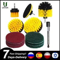 untior electric drill brush scrub pads grout power drills scrubber cleaning brush kitchen bathroom cleaning tools