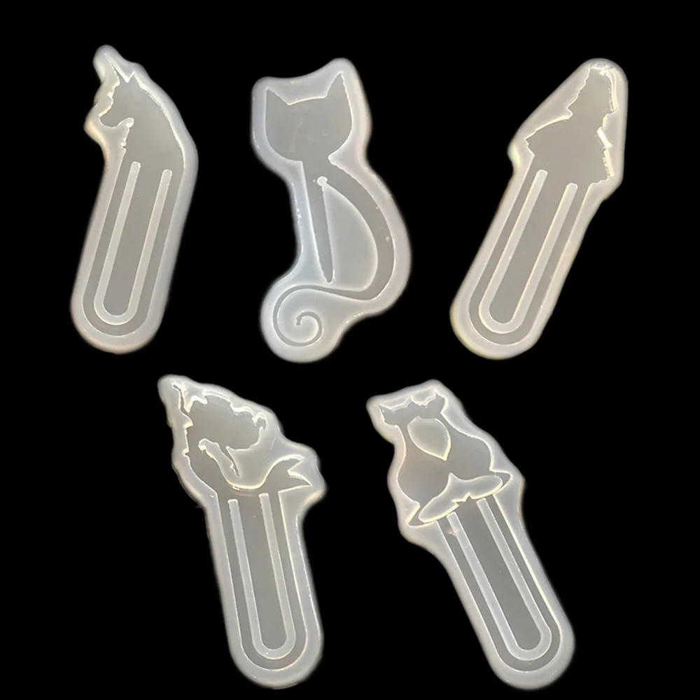 

1pcs Various Shapes Of Animals Bookmark Mold Epoxy Resin Casting Silicone Moulds Bookclip Art Craft Tools For DIY Making