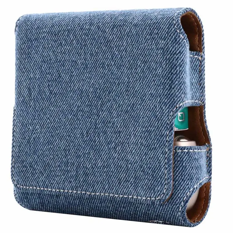 

Fashion Blue For IQOS 3.0/3 DUO Book Cover Case Pouch Bag Holder Cover Wallet Leather Case For Iqos 3 High Quality