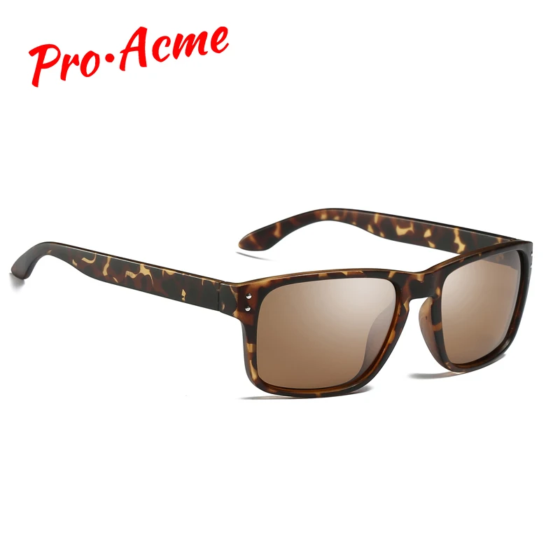 Мужские солнцезащитные очки Pro Acme классические квадратные поляризационные для