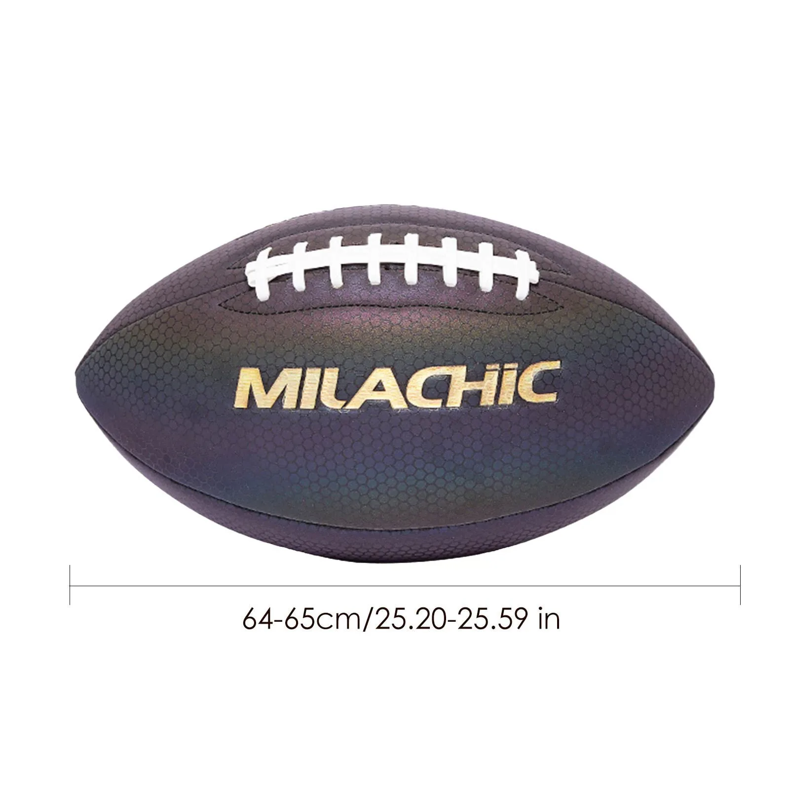 

No. 3/6/9 Rugby Children's Rubber Non-Slip Reflective Football Luminous Training School Children Football Training Ball 2021