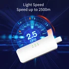 Kebidumei 2,5G USB3.0 к RJ45 Ethernet адаптер Сетевая карта 2500 Мбитс LAN Проводная сетевая карта для Mac OS realtek rtl8156b