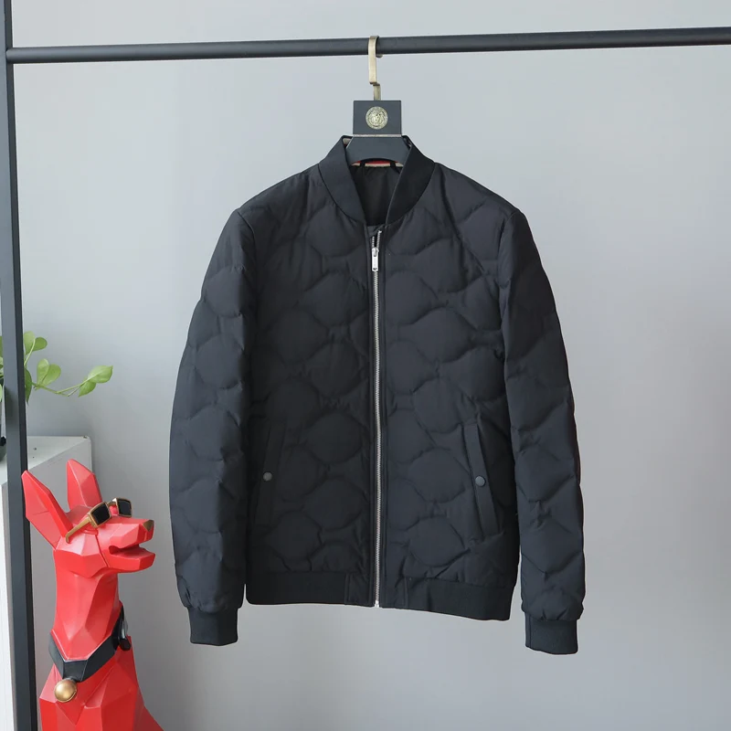 New Winter Fashion Men's Duck Down Coat Waterproof Windbreaker Short Jacket for Male Grey Black Red Plus size XXXXL 2XL 3XL 4XL