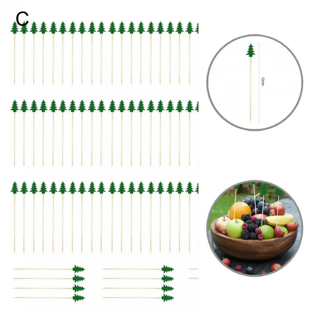 

Natural Safe Bamboo Picks Skewers Toothpicks Sticks Decorative for Home