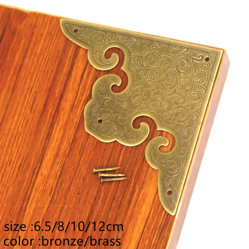Протектор для украшения двери шкафа в китайском ретро-стиле медная фурнитура