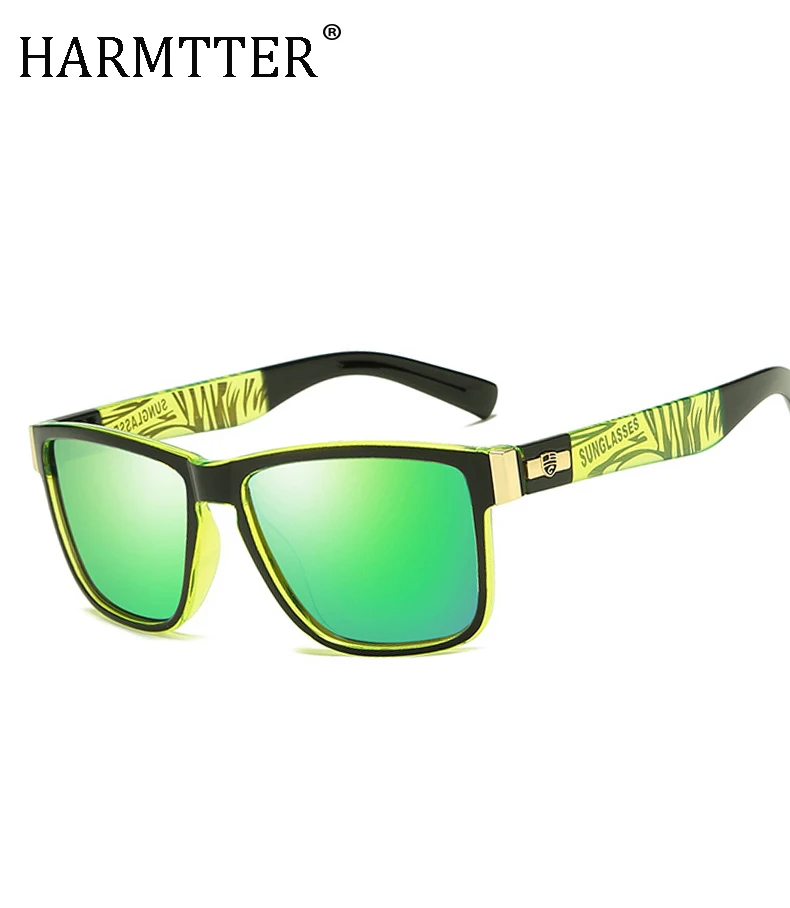 HARMTTER модный дизайн Лётная Стиль поляризованные солнцезащитные очки Мужские