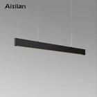 Aisilan 1,2 м кухня обеденный стол бар линейная Подвесная лампа светодиодный подвесной 36 Вт линейный подвесной регулируемый светильник люстра потолочная подвесной светильник люстра современная люстры для гостинной