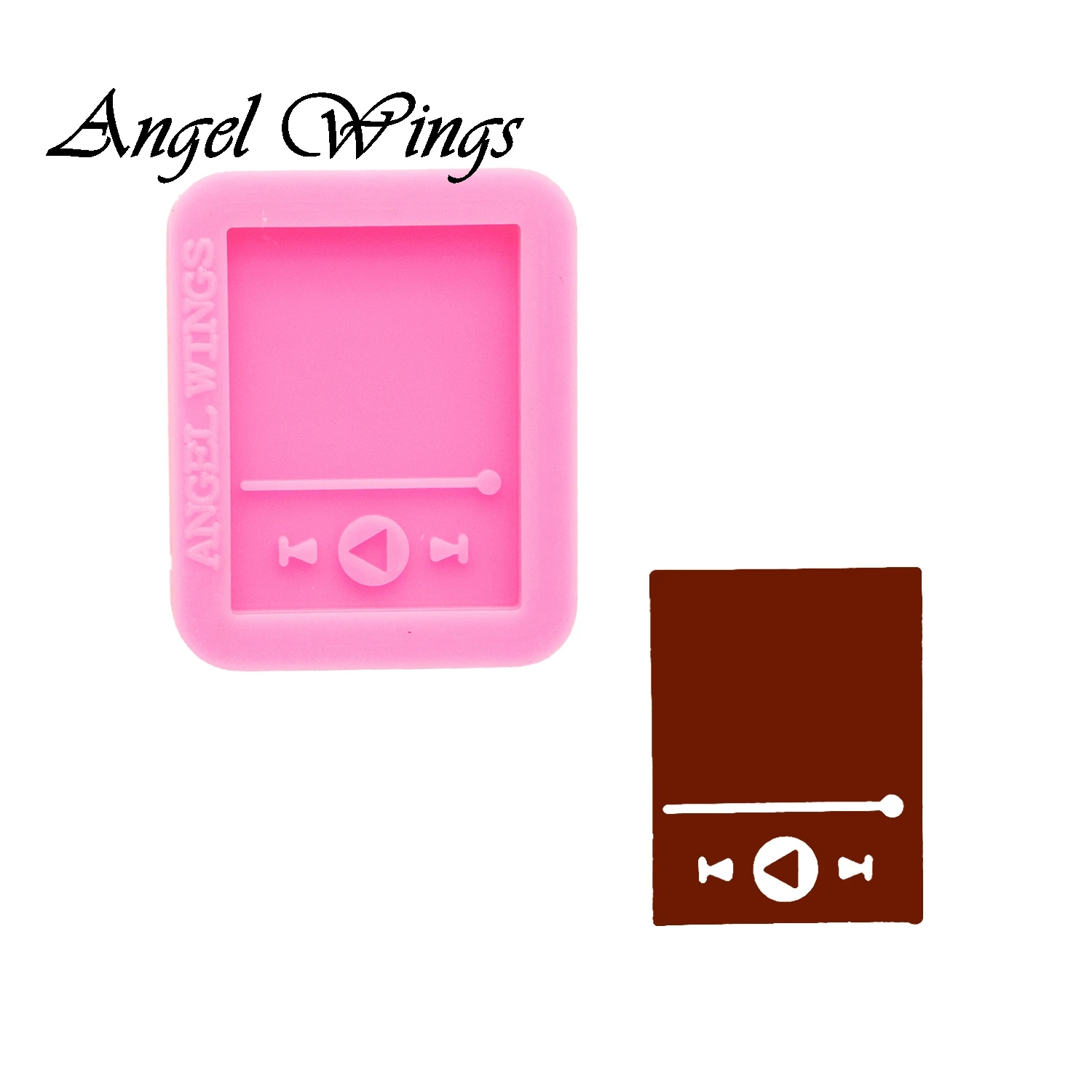 Блестящая Смола 1 1/2 2 дюйма форма для музыкального проигрывателя силиконовые