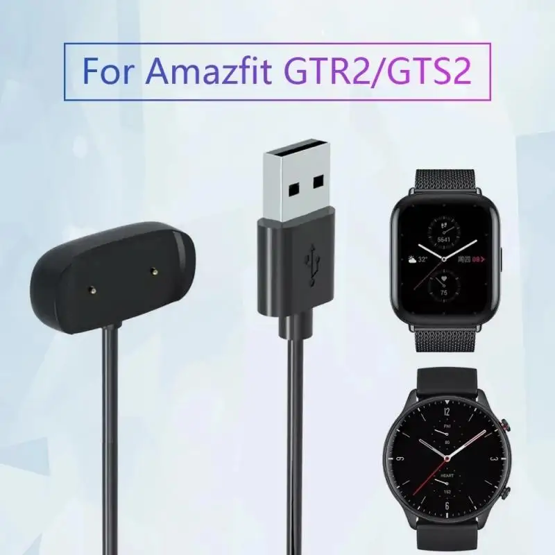 

New Smart Watch Dock Charger Adapter USB Charging Cable Cord For Amazfit GTR 2(GTR2)/GTS 2(GTS2)/Bip U/GTR 2e For Zepp E/Z Watch