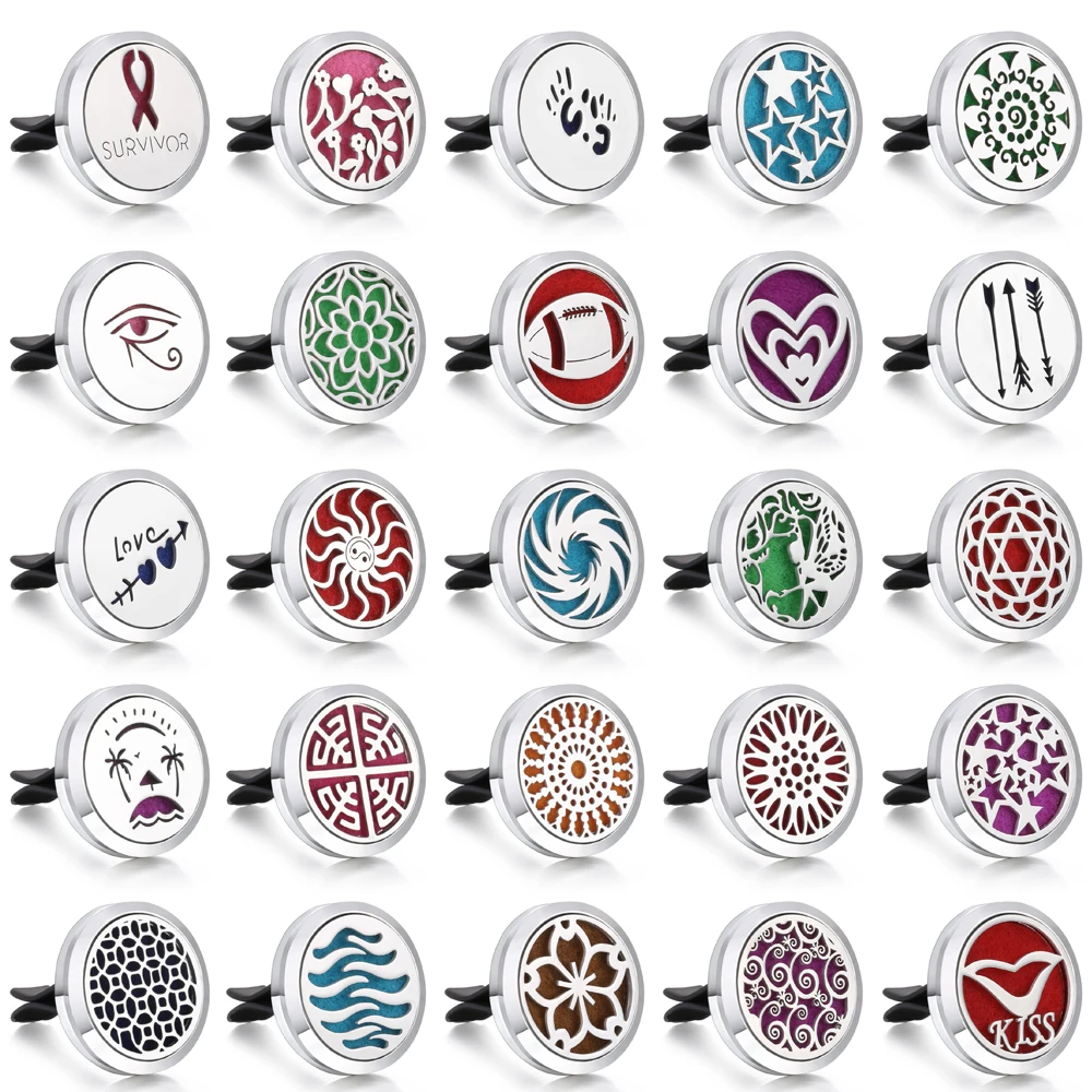 Арома диффузор ожерелье открытый медальон Подвеска для ароматерапии эфирное