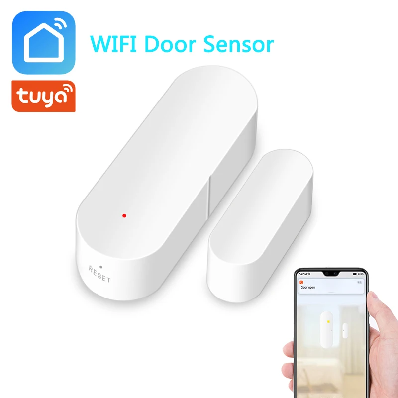 Tuya умный WiFi датчик для двери открывания двери/Закрытые детекторы безопасности
