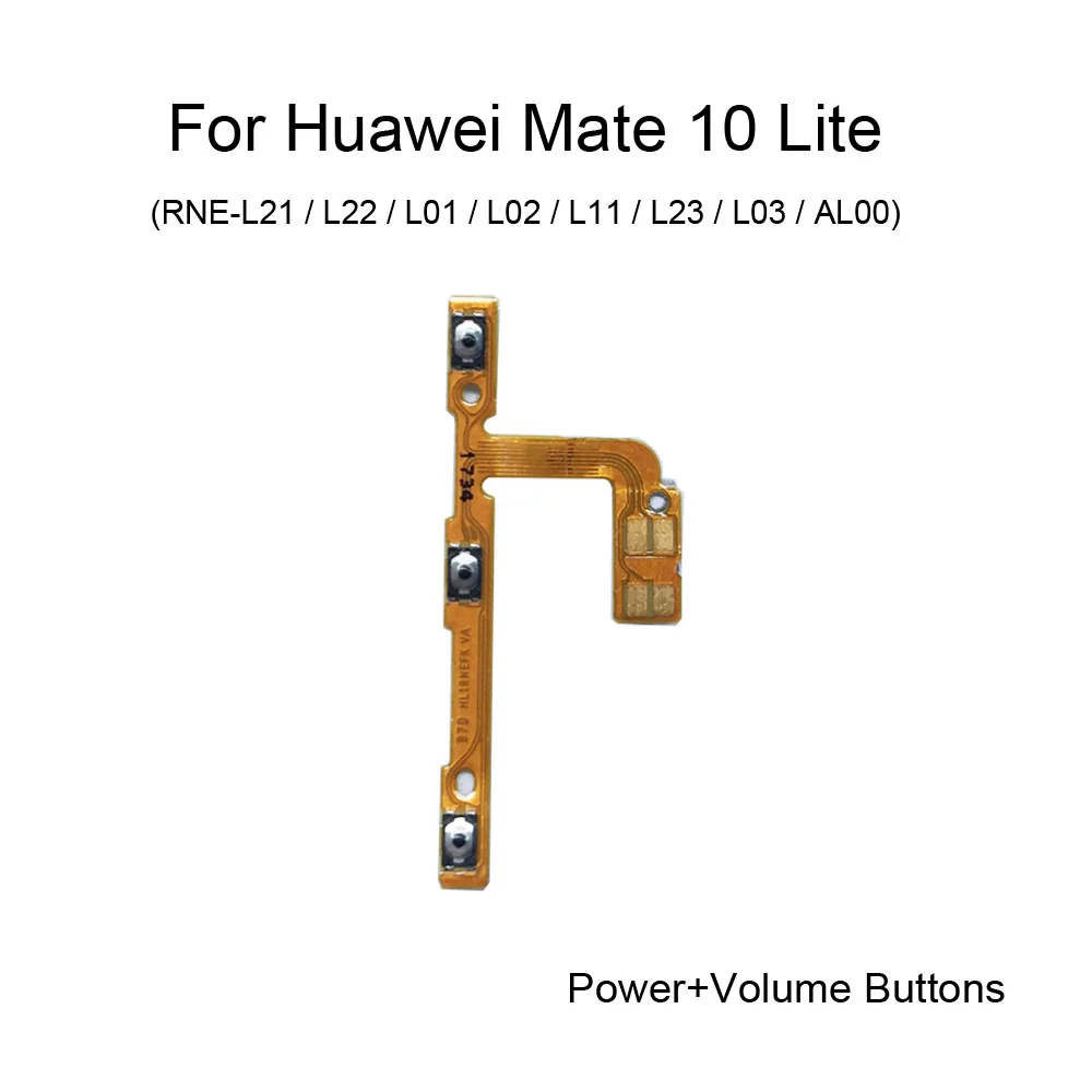 for huawei mate 10 pro mate 10 lite mate 9 g9 g10 power on offvolume button flex cable fpc mobile phone repair parts free global shipping