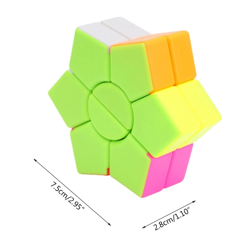 Двухслойный квадратный шестигранный скоростной волшебный куб головоломка