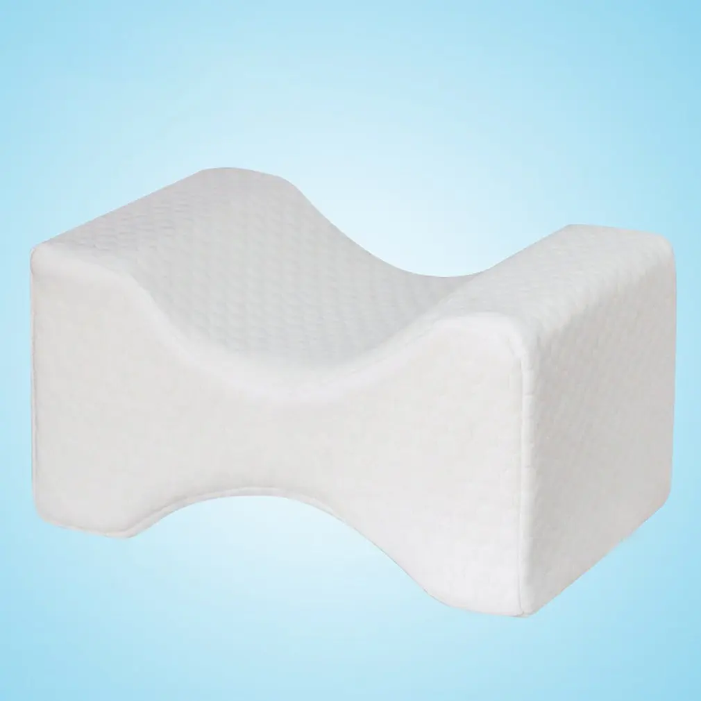 

Comfortable Memory Foam Mat Pillow Sleeping Bolster Under Knee Pillow Orthopedic Posture Supporter Leg Cushion Massage Relax