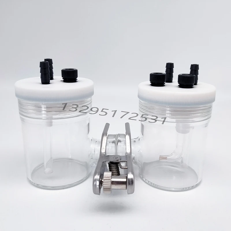 Герметичный Двухсекционный электролитический элемент H-типа 10-500 мл три