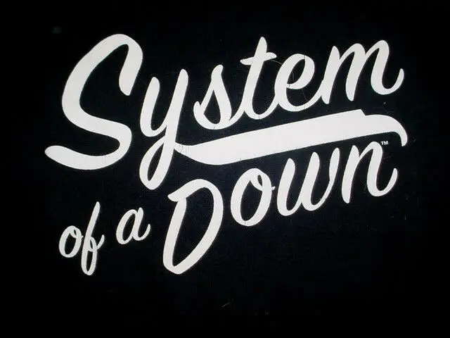 Мужские футболки System Of A Down концертная группа черная рубашка модная одежда