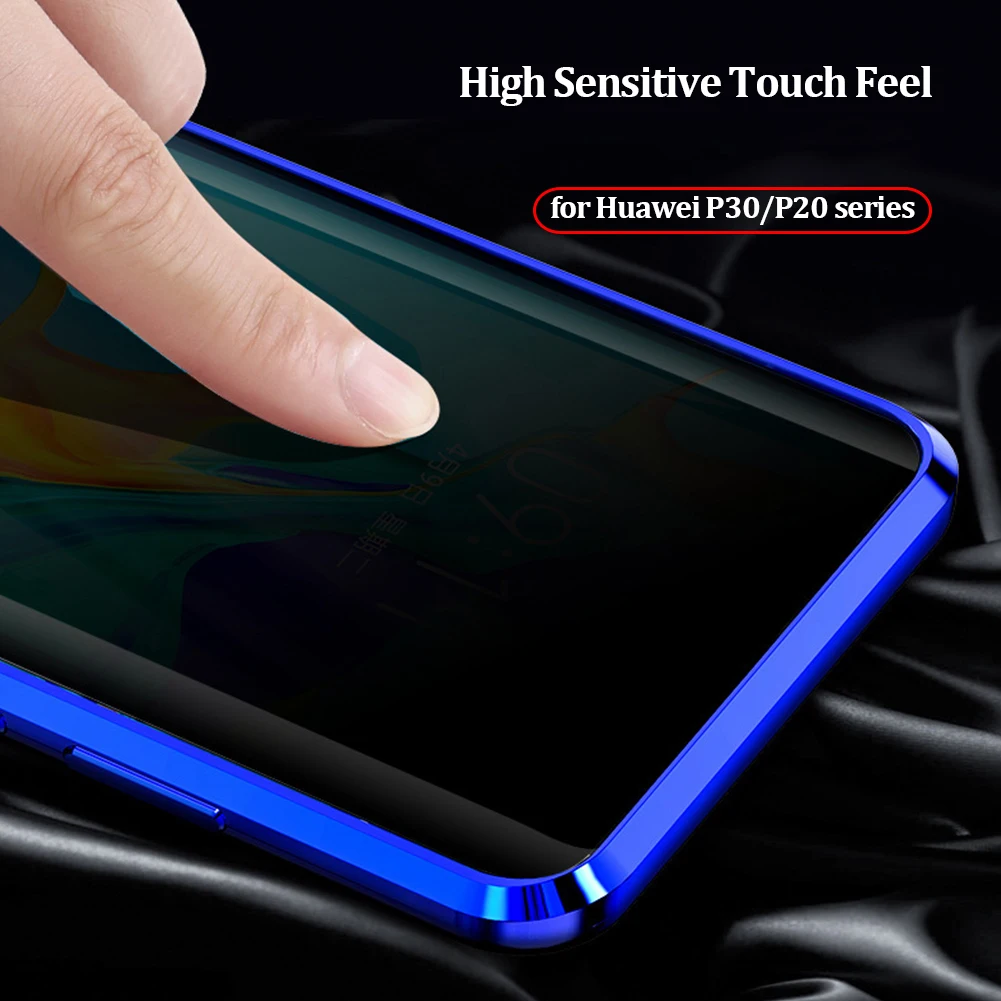 Магнитный конфиденциальности защитный чехол для huawei P30 Коврики 20 Pro