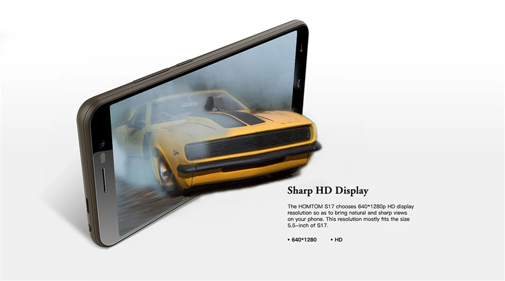 Quad S17 MT6580 четырехъядерный 5,5 дюймов HD+ экран смартфон 2 Гб ОЗУ 16 Гб ПЗУ телефон 13MP+ 2MP двойная задняя камера Лицо ID мобильный телефон