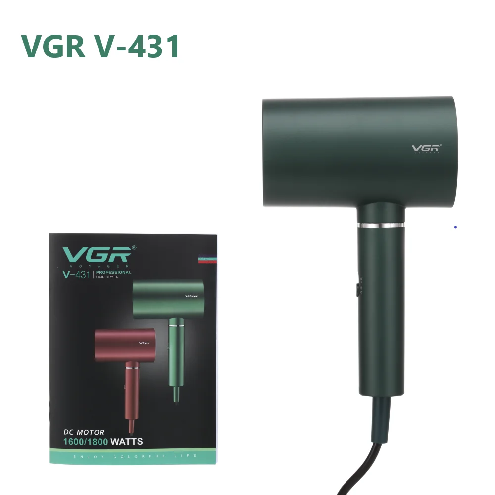 

VGR V-431 Anion Hair Dryer Hammer Hair Dryer Hair Dryer Constant Temperature Household Moisturizing Hair Care Hair Blow Dryer