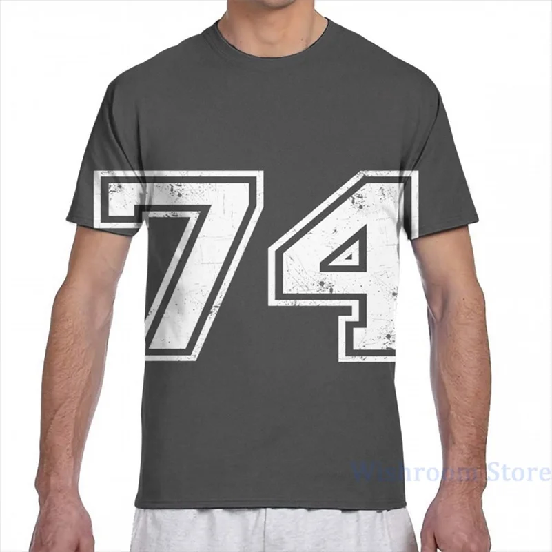 74 jersey jerseys number Sport men T-Shirt women all over print fashion girl t shirt boy Short Sleeve tshirts | Мужская одежда