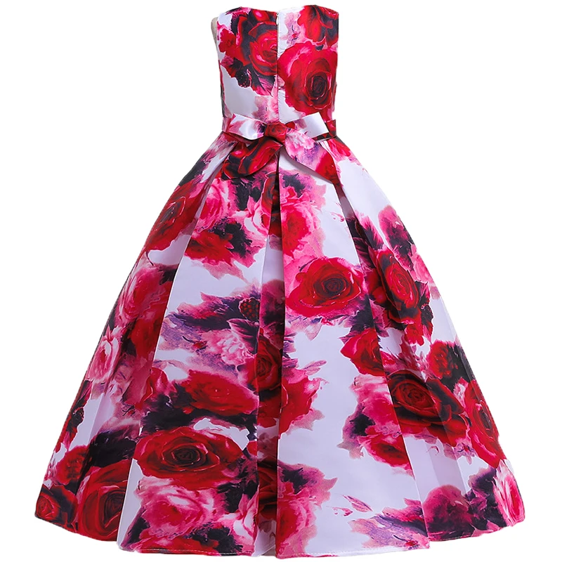 Платье детское вечернее с цветами на свадьбу или вечеринку | Детская одежда и