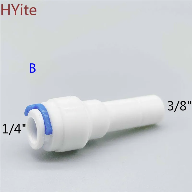 RO пластиковая трубка для воды фитинг прямой наружный диаметр 1/4 дюйма 3/8