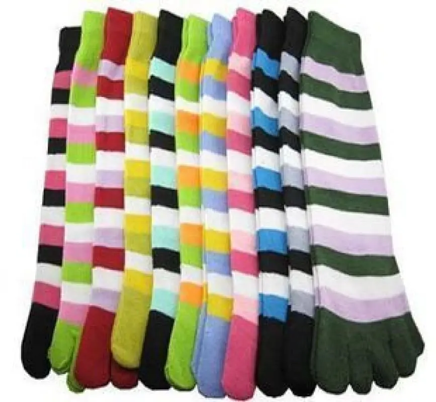 New Arrival 10 Pairs Men Women Socks Ideal For Five 5 Finger Toe Shoes Unisex Hot sale Socks Meias