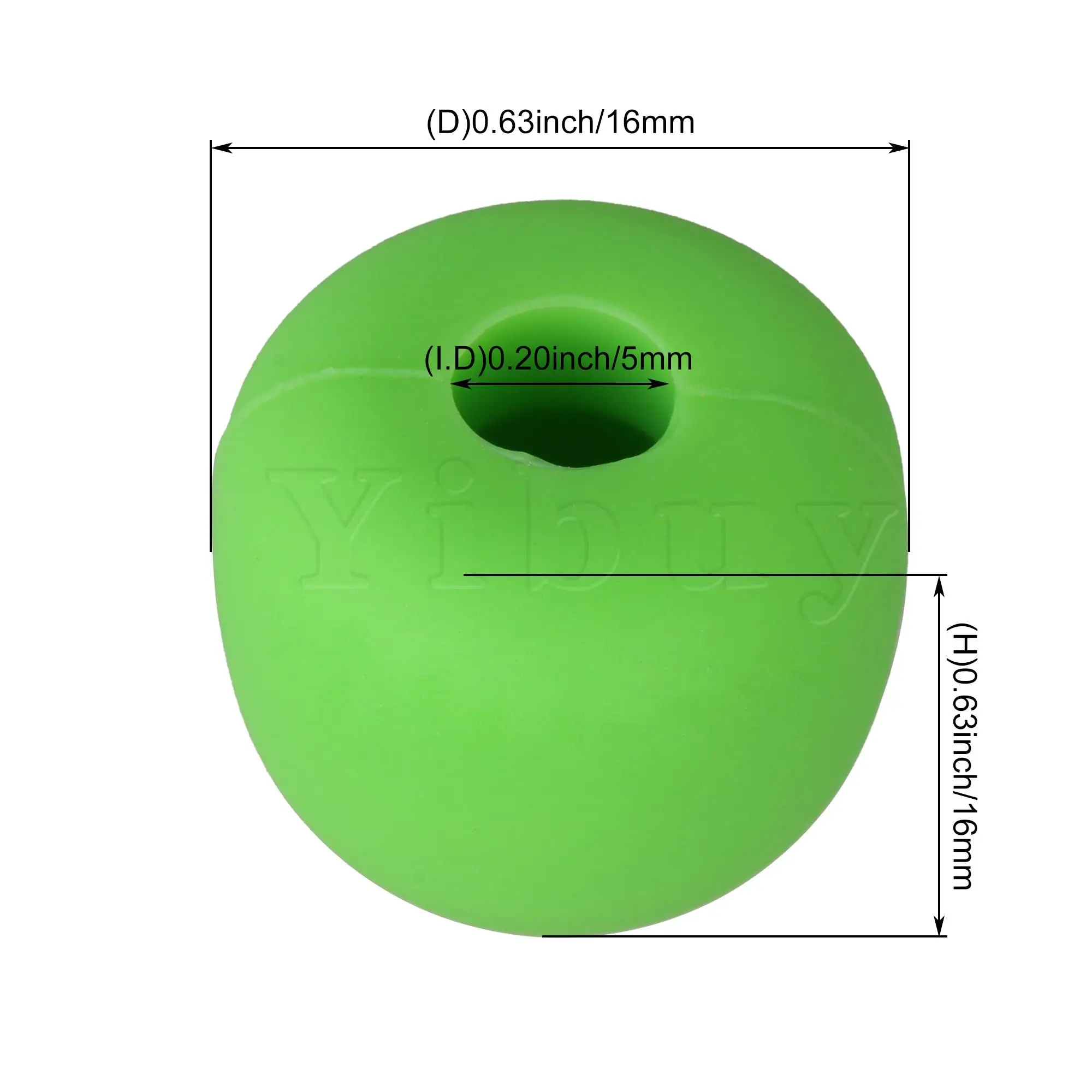 

Yibuy 2Pack Green Silicone Drumstick Practice Tips for Percussion Accessory