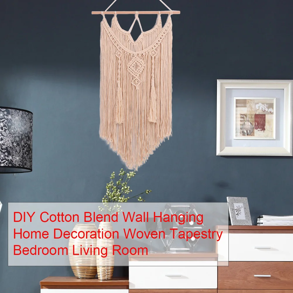 Тканый гобелен ручной работы с кисточками для фото-шоу украшения дома свадьбы